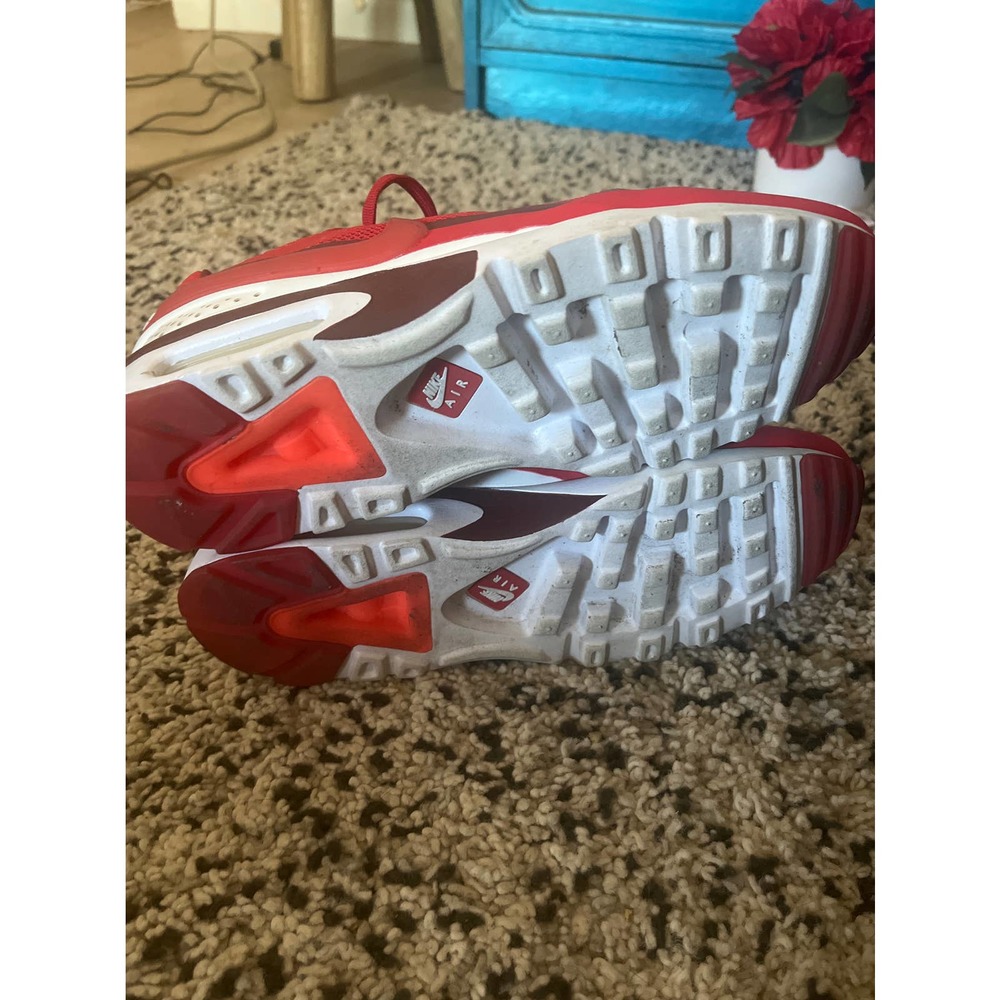 Nike Air Max BW "Big Window" Ultra Red White Sneakers Retail $160 - Picture 4 of 5